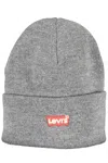 Levi's Gray Acrylic Men Cap In Gray
