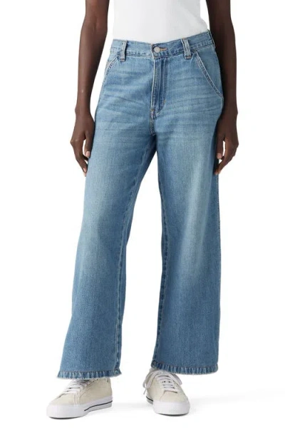 Levi's Baggy Carpenter Linen+ Denim Lightweight Women's Jeans 27x31 In Light The Day
