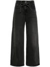 Levi's Black Baggy Dad Jeans