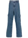 Levi's 568 Loose Straight Cargo Jeans In Blu