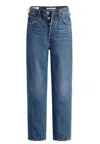Levi's Jeans Ribcage Straight Ankle My In Blu
