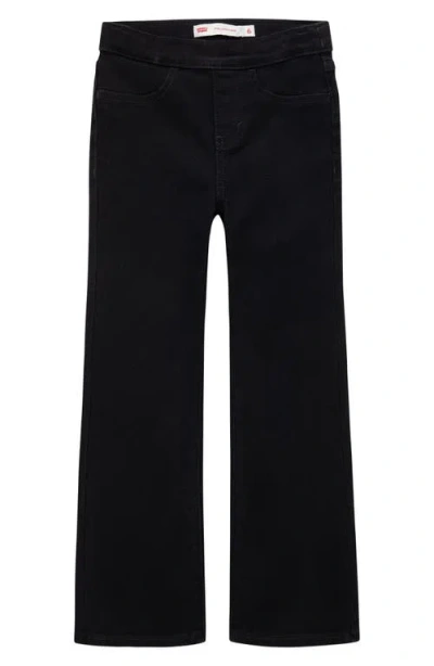 Levi's Kids' Pull-on Flare Jeans In Black