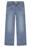 Levi's Big Girls Textured Striped Wide Leg Jeans In Joshua Tree
