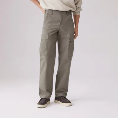 Levi's 568 Cargo Loose Straight Slub Pants In Neutral