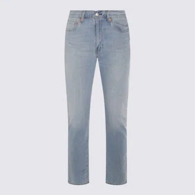 Levi's Light Blue Cotton 511 Denim Jeans In Multicolor