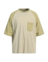 LEVI'S LEVI'S MADE & CRAFTED MAN T-SHIRT SAGE GREEN SIZE S COTTON, POLYESTER