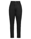 Levi's Made & Crafted Woman Jeans Black Size 26w-29l Cotton, Modal, Polyester, Elastane, Bovine Leat In Black