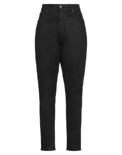 Levi's Made & Crafted Woman Jeans Black Size 26w-29l Cotton, Modal, Polyester, Elastane, Bovine Leat
