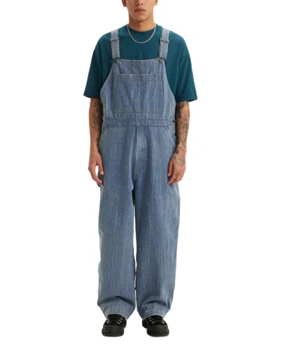 Levi's Levi' Men's Relaxed Rinsed Skate Overalls In Rinsed Out