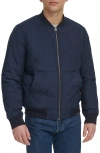 Levi's Quilted Bomber Jacket In Navy