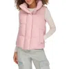 Levi's Women's Stand Collar Puffer Vest In Pale Mauve