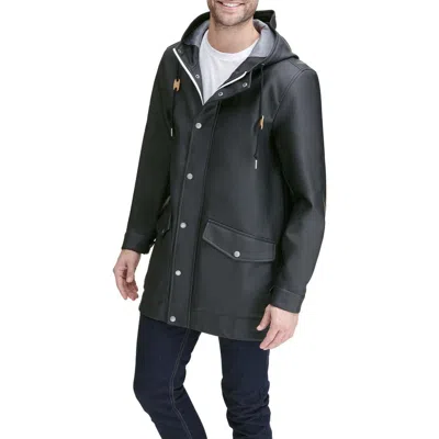 Levi's Rainy Days Hooded Jacket In Black