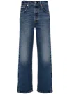 Levi's Ribcage Tailored High Waist Ankle Straight Leg Jeans In Blue