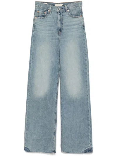 Levi's Ribcage Wide Leg H223 Tint Story Clothing In Blue