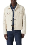 Levi's Cotton Linen Trucker Jacket In Longing For Summer