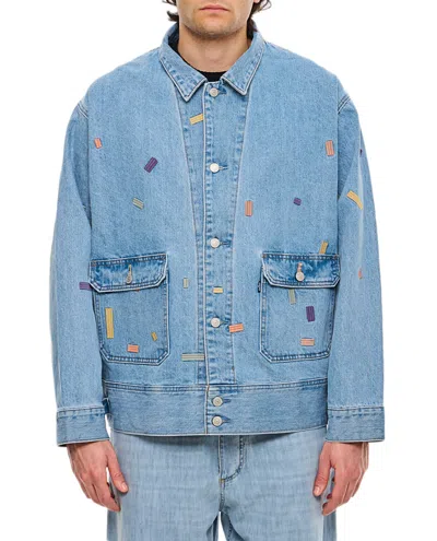 Levi's Utility Trucker Jacket In Blue