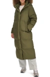 Levi's Women's Extra Long Quilted Parka In Olive