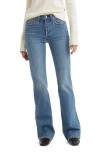 Levi's Wedgie High Rise Boot Cut Stretch Jeans In Fair Point In Fair Point Psk