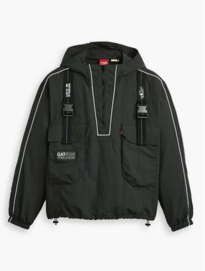 Pre-owned Levi's X Gundam Seed Collaboration Technical Anorak Black