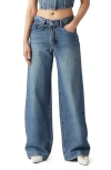Levi's Xl Straight High-rise Straight-leg Jeans In Low Fi Prep Lb Transitional