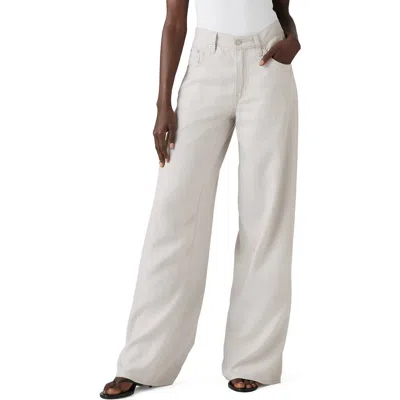 Levi's Xl Straight Leg Denim Overalls In White