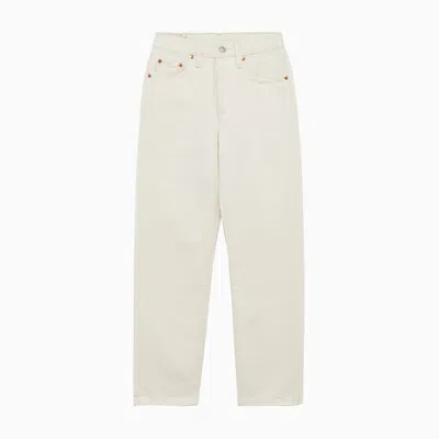 Levi's Levis 501 Cropped Jeans In White