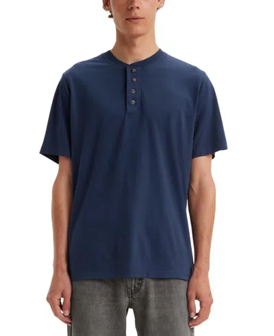 Levi's Levis Men's Classic Henley T-shirt In Naval Academy