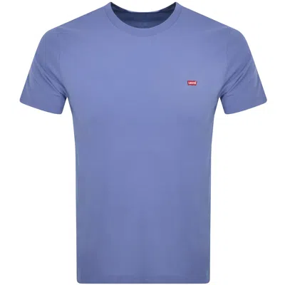 Levi's Levis Original Housemark Logo T Shirt Blue