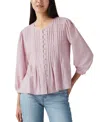 Levi's Gina Linen Blend Blouse In Fragrant Lilac