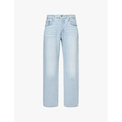 Levi's 501 '90s Brand-patch Straight-leg Mid-rise Denim Jeans In Ever Afternoon