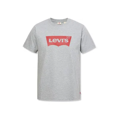 Levi's 【商场同款】李维斯24夏季男士logo情侣t恤 In Gray