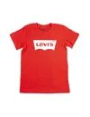 Levi's Batwing T-shirt Rossa In Rosso