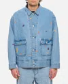 Levi's Light Blue Utility Trucker Jacket In Light Blue