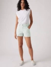 Levi's Lightweight Corduroy Carpenter Women's Shorts 33 In Sky Gray