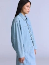 Levi's Lined Seamed Trucker Jacket In Blue