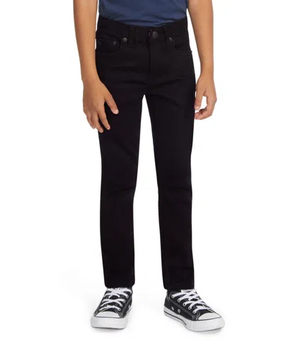 Levi's Kids' Little Boys 510 Skinny Fit Everyday Stretch Performance Jeans In Black Stretch