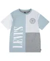 Levi's Big Boys Color Blocked Sporty T-shirt In Ether