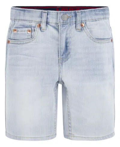 Levi's Kids' Little Boys Slim Fit Performance Shorts In Bauhaus Blues