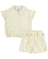 LEVI'S LITTLE GIRLS DAISY TOP AND SHORTS SET