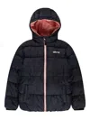 Levi's Logo-badge Padded Jacket In Blue