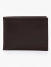 Levi's Logo Bifold Id Wallet In Brown
