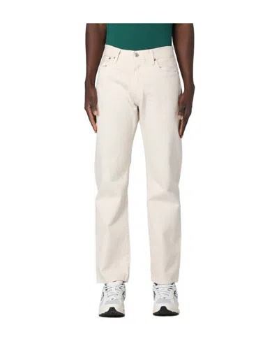 Levi's Logo Denim Pants In White