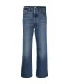 Levi's Ribcage Tailored High Waist Ankle Straight Leg Jeans In Blue
