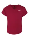 Levi's Bordeaux T-shirt For Girl With Logo In Red