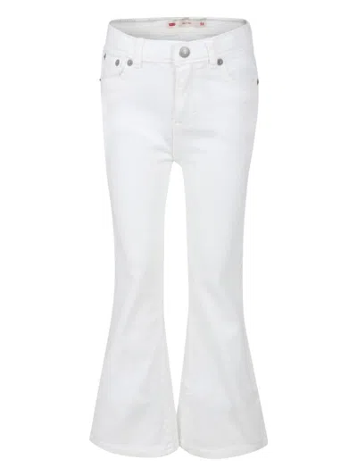 LEVI'S LOGO-PATCH FLARED JEANS