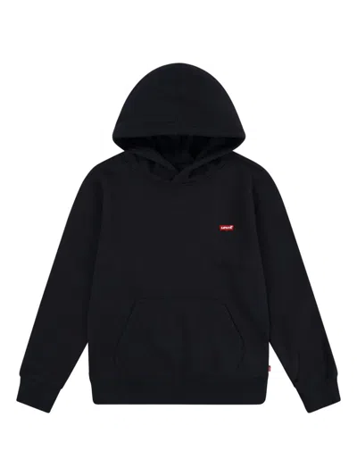 Levi's Kids' Logo-patch Hoodie In Black