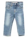 Levi's Logo-patch Jeans In Blue