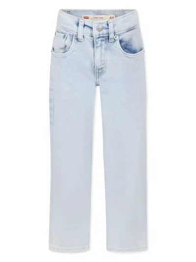 Levi's Kids' Logo-patch Jeans In Blue