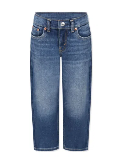 Levi's Kids' Logo-patch Jeans In Blue