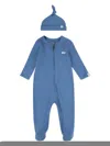 Levi's Logo-patch Pajama And Hat Set In Blue